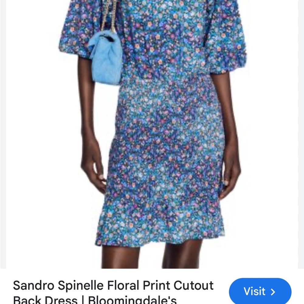 Sandro Multicolor Patterned Dress